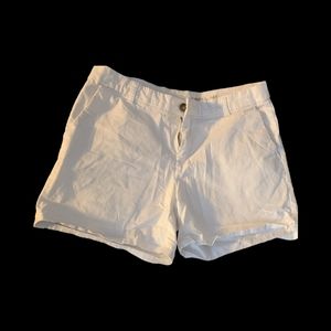 White Khaki Shorts, Size 10